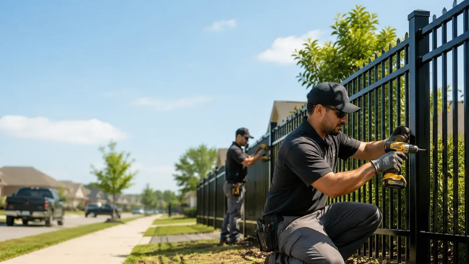 Metal Fence Installation in Stevensville, VA